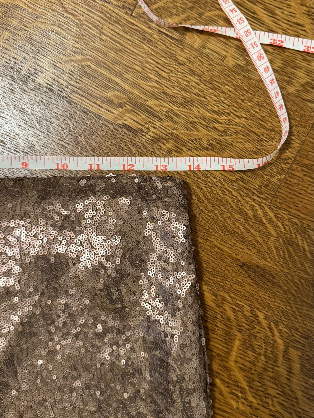Hayden Los Angeles Sequin Mini Skirt in Rose Gold Size Medium Zipper NWT - Picture 7 of 7